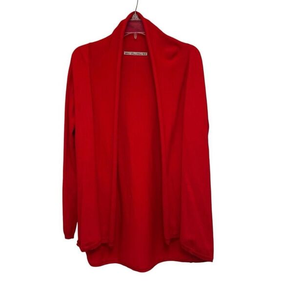 Zara gorgeous red open cardigan - size m - Picture 1 of 5